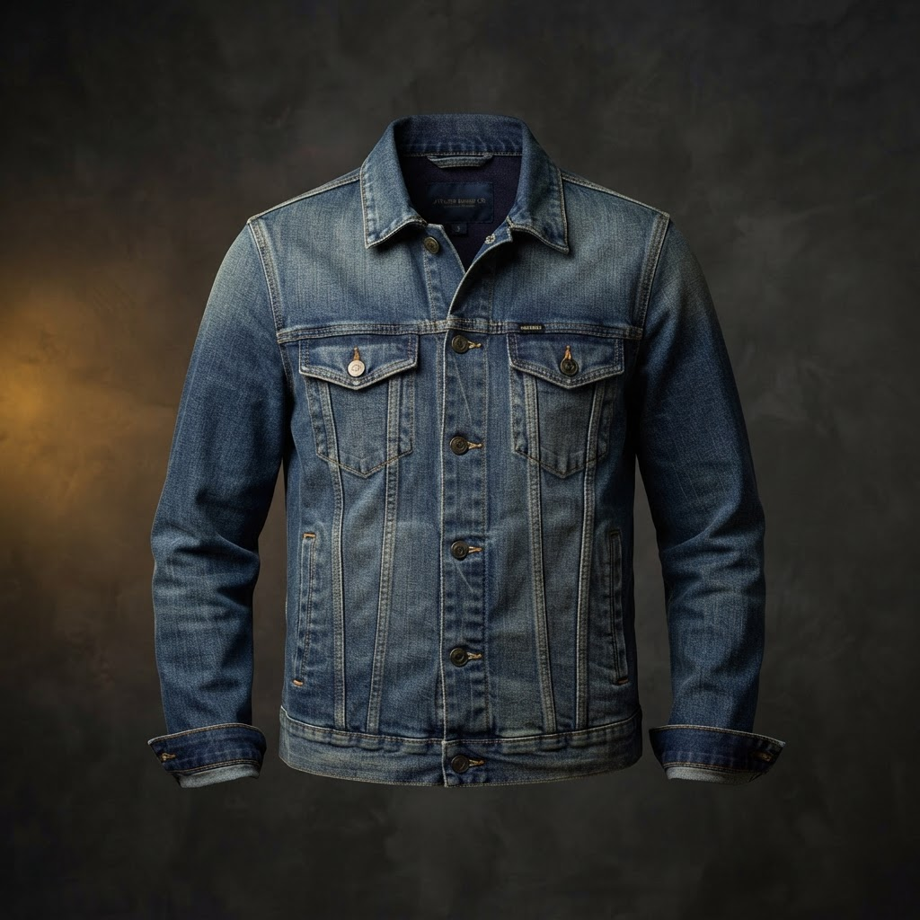 Washed Indigo Denim Jacket