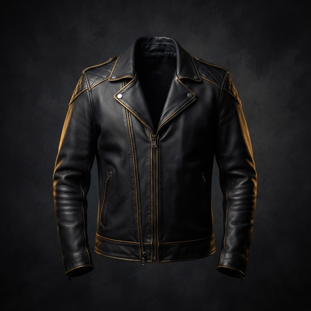 Premium Leather Biker Jacket